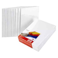 Blank Canvas Lot Blank Canvas Set White Canvas Painting Canvas 12 PACK 8″X10 NEW