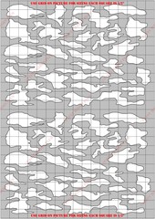 CAM1502W Large Camouflage Water Based Vinyl Masking/ Stencil Kit