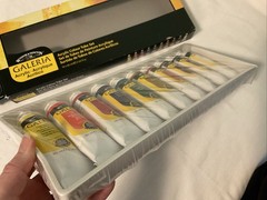 Winsor & Newton Galeria Acrylic Color Set 10 Tubes x 60ml (2oz) Factory Sealed