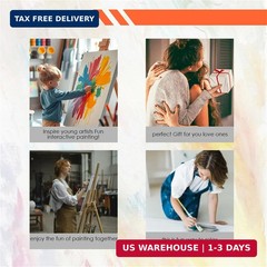 Adult Paint by Number Kits on Canvas, Flowers Paint by Numbers, Painting by Numb