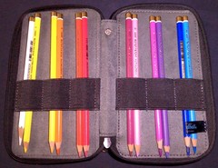 KOH-I-NOOR Hardtmuth Polycolor Set of 24 Pencils in SpeedBall Canvas Case Black
