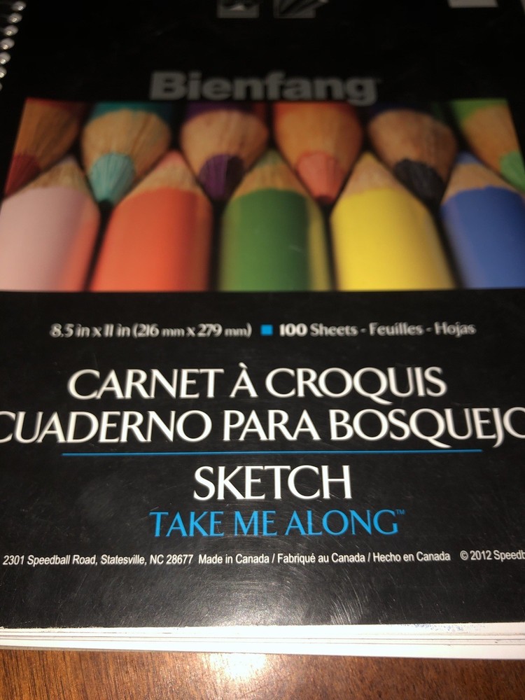 Speedball Art Products Bienfang Spiral Sketch Book 8.5″ X 11″ 100 Sheets