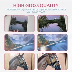 Clear Coat Acrylic High Gloss Varnish Finish Non Yellowing