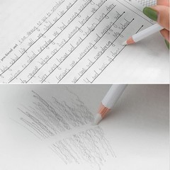 6 Pcs Wooden Eraser Pencils Set White Artist Sketch Drawing Correction Tool