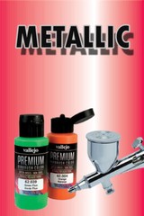 Vallejo Premium Airbrush Acrylic Acrylic Airbrush 62044 Metallic Red 60ml.