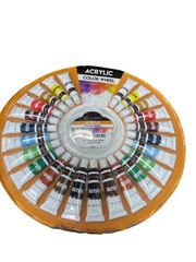 Craftgear Acrylic color wheel set of 25 varied colors 12ml tubes SKU 9674