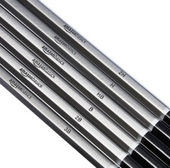Sketching and Drawing Art Pencil Kit, Artist Supplies with Pencils, Erasers,