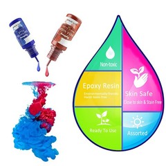 Alcohol Ink Set – Vibrant Colors High Concentrated 20 Bottles