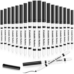 18 Pcs Line Washable Markers Bulk Black Fine Tip Markers Set Coloring Thin Ti…