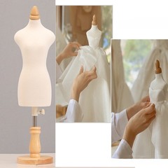 Mini Mannequin Doll Dress Form Tailor Dressmaker Sewing DIY Dollhouse Miniature