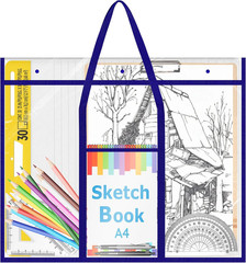 Large Poster Storage Bag, Extra-Large Portfolio Folder Art Portfolio Bag 30 X