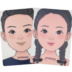 Makeup Practice Board – Face Paint Board, Reusable Painting Exercise Template…