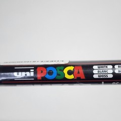 Uni Posca Paint Marker PC-3M White Color – 1 Marker – Made in Japan