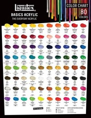 Thick and Creamy BASICS Acrylic Paint, 8.5oz Satin Finish Titanium White