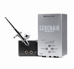 Gaahleri Airbrush Kit, Ambition Series GTS-06, Airbrush & Air Compressor Used