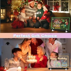 LED Note Board with 7 Colors 13.7″x10″ Lumiboard LED Drawing Board 4 Modes & …