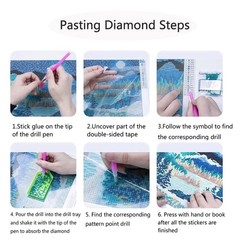 Tulips Diamond Art Painting Kits for Adults – Stained Glass 0.1 inches, tulip