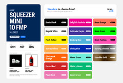 Grog Squeezer Mini 10 FMP Paint Marker Graffiti Art Writing Supplies