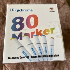 Alcohol Markers 80 Colors Dual Brush Tip Permanent Art Markers Coloring Marke…