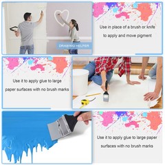 4 Pcs for Resin Paint Brush , 1 1.5 2 2.5 Inches Wide Z2M56436