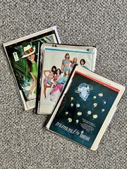 VINTAGE MAGAZINE PAPER EPHEMERA PACK 1920S thru 1980 50+ Collage Junk Journal