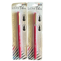 Marvy Uchida LePen Flex Rubberized Brush Tip Red Conforms to ASTM D-4236