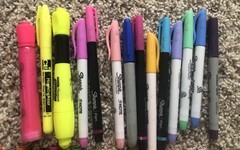 Huge Art Supplies Lot -Markers, Pencils, Pens, Sharpies, Colored Pencils & More…