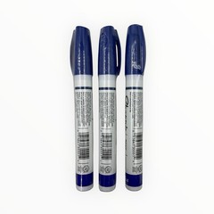 3 Markers Sharpie Permanent Oil-Based Blue Paint Marker Medium Bullet Tip 35551