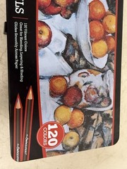 Cezanne Premium Colored Pencil Set With 6pk Colorless Blenders – 120-Count