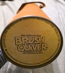 15” 1970s Masterson Art Products Artist Brush Quiver Traveling Case Plein Air