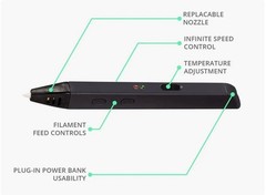 Super 3D Pen 1.75Mm ABS and PLA Compatible 3D Printing Pen