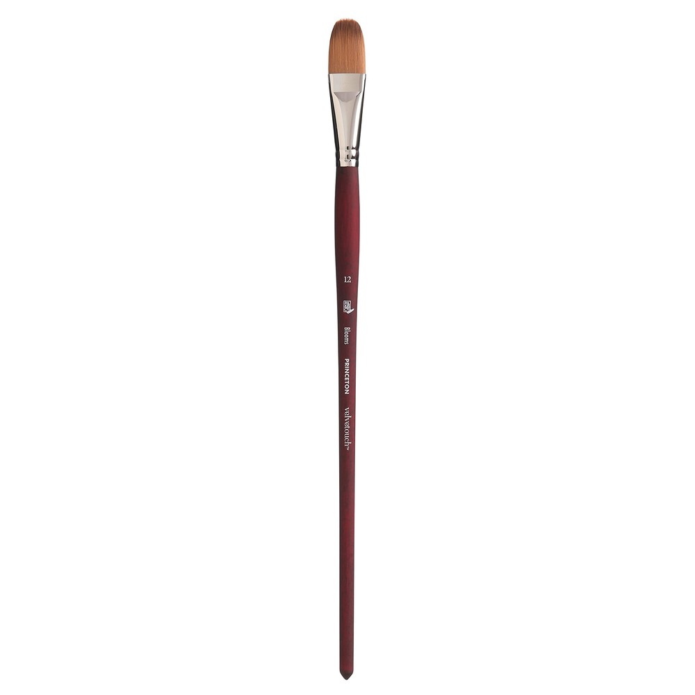 Velvetouch Jenna Rainey Blooms Brush Long Handle Size 12 Professional Artist Bru