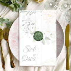 30 Pack Pre-Folded Vellum Jackets for 4.25×5.5 Invitations Translucent Vellum…