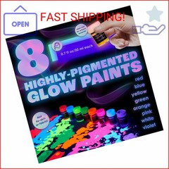 neon nights Glow in The Dark | Luminescent | Phosphorescent | Self-Luminous Pain