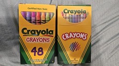 Vintage Crayola 48 Crayons Lot 90s Y2K Boxes 1997 2002 Retro School Art