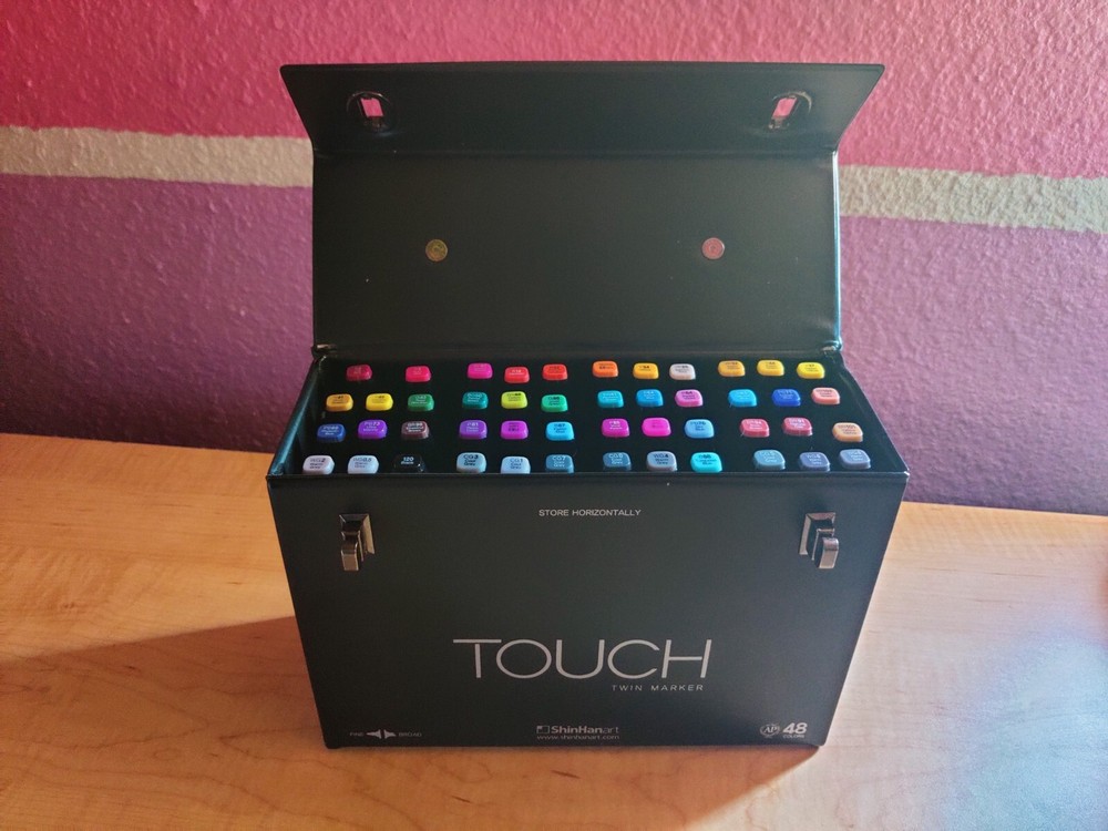 Touch Markers Twin Marker ShinHanart Art 48 Colors Professional Markers