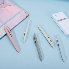 Stylish 6 Pcs Retractable Blue Ink Gel Pens – Perfect Gifts for All Occasions