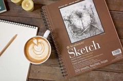 Strathmore 400 Series Sketch Pad, 9×12 inch, 100 Sheets – Artist Sketchbook