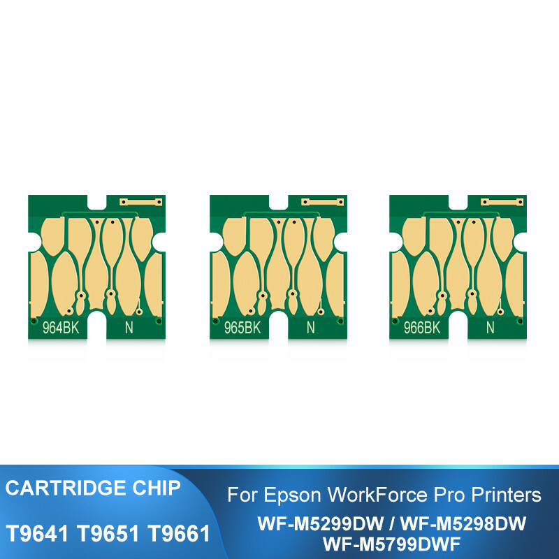 2 T9641 T9651 T9661 Ink Cartridge Chip For Epson Pro WF-M5799 WF-M5299 WF-M5298