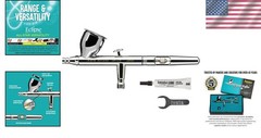 High-Flow Gravity Feed Airbrush for Fine Detail Work