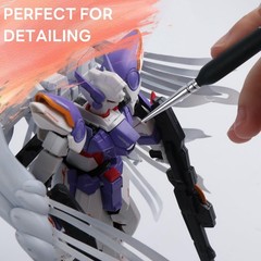 10Pcs Fine Tip Detail Paint Brushes Miniature Model for Acrylic Watercolor Oil