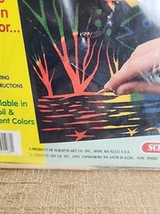MULTICOLOR SCRATCH-ART PAPER SA-P-MC VINTAGE 1996 8-1/2″ x 11″ 12 SHEETS