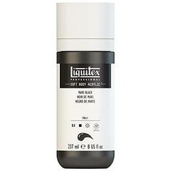 Liquitex Professional Soft Body Acrylic Paint, 8-oz Bottle, Mars Black 8 Fl