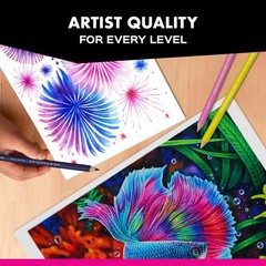 48 Count Soft Core Colored Pencils – Vibrant, Durable, Ultra-Smooth for Drawing,