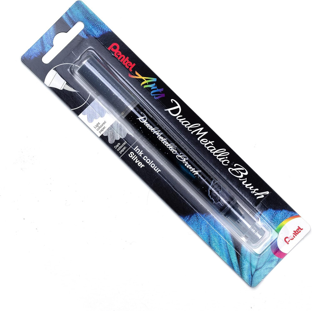 Arts Dualmetallic Brush, Silver Ink