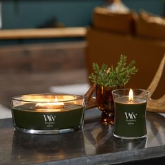 WoodWick Fraser Fir Medium Hourglass Candle,10 Oz 9.7oz,