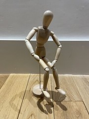 Artists Wooden Manikin Mannequin Moveable Adjustable Limbs Human 30cm 12Inch