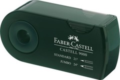 Faber-Castell Green Pencil Sharpener Dual Use for Standard and Jumbo Pencils