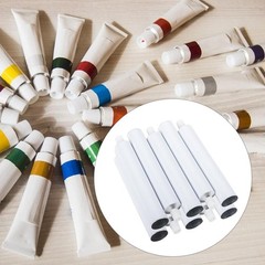 10 Pieces Empty Aluminum Tubes 50 ml Squeezable Jar for Cosmetic Craft Sauce