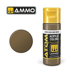 AMMO ATOM Acrylic Paint Dark Wood New